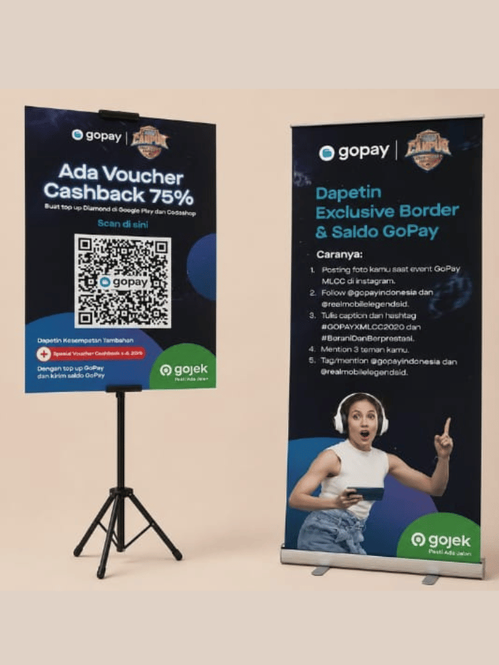 Tripod Banner Custom
